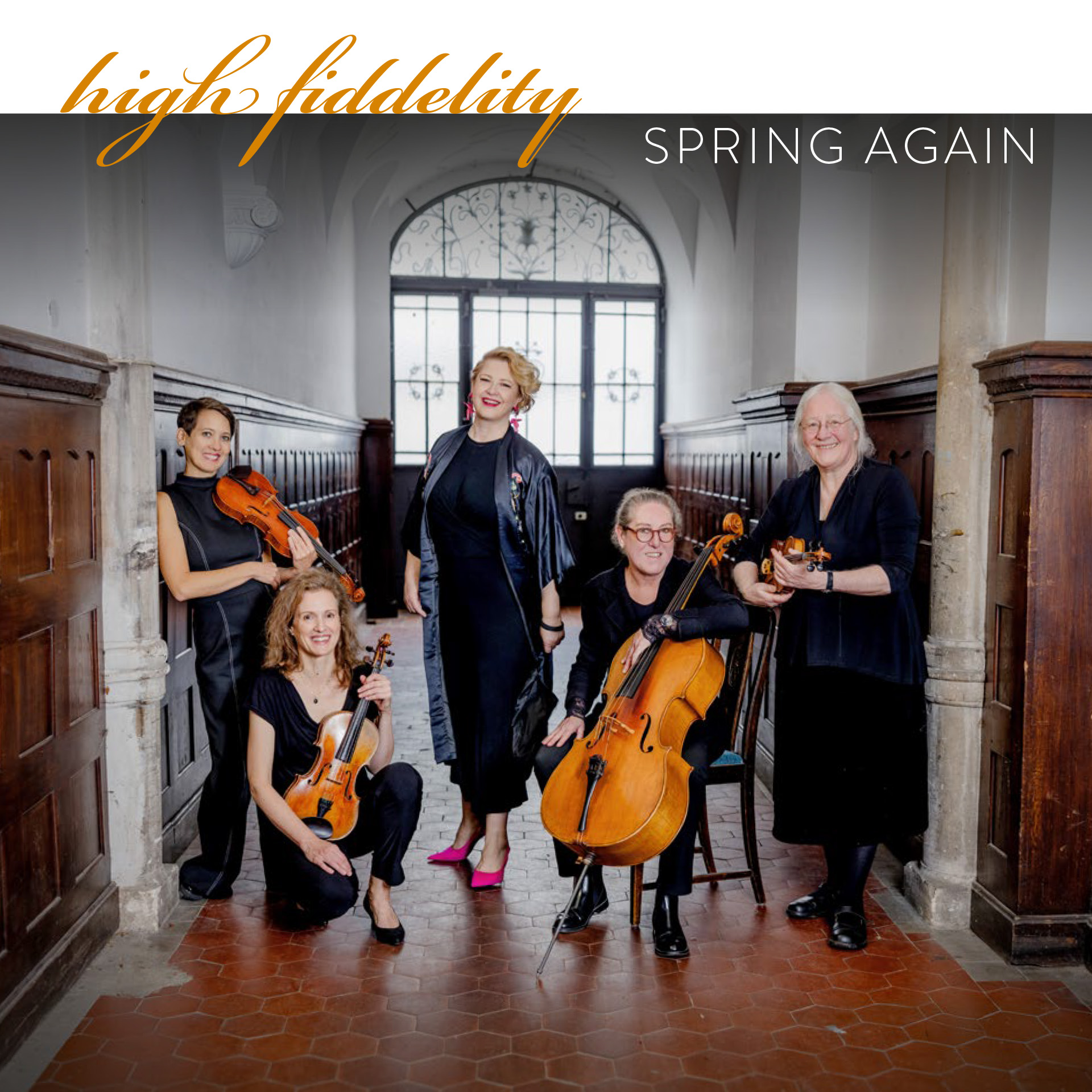 With “Spring Again”, the High Fiddelity ensemble presents its new album: eleven diverse original compositions by violinist and violist Natalia Brunke, arranged for jazz vocals and string quartet.